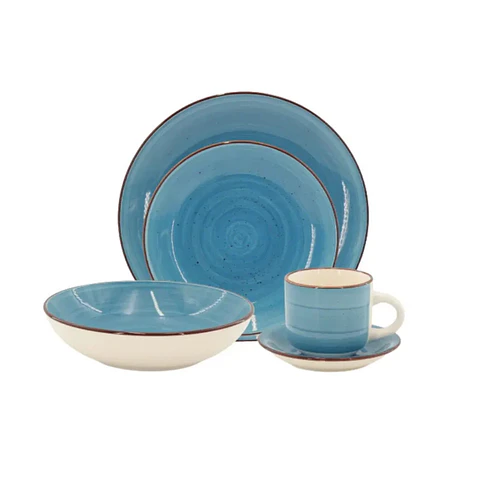 Set de Vajillas Hallen Azul 30 Piezas