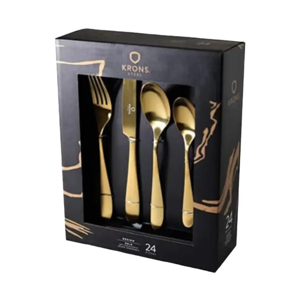 Set de Cubiertos Gold Krons. 1