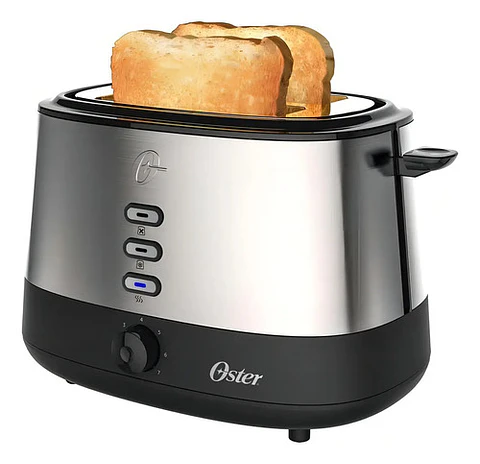 Tostadora Oster® 2 Rebanadas En Acero Inoxidable Tssttr500 Color Plateado