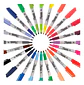 Set 24 Marcadores Sharpie Punta Fina Colores Surtidos Surtid - Miniatura 2