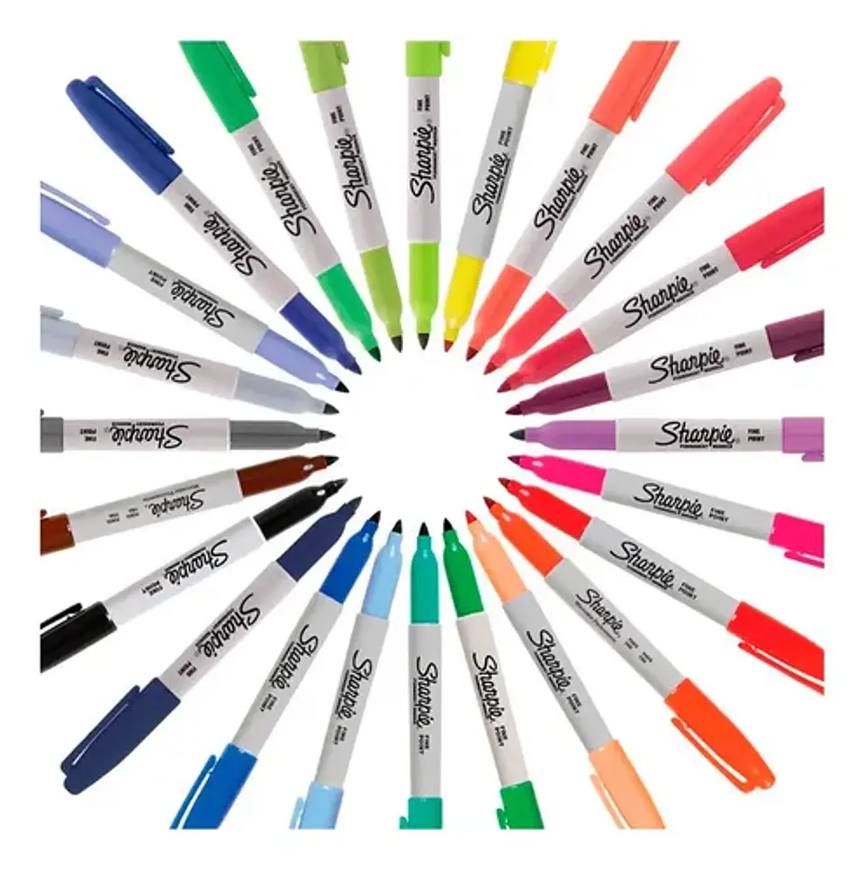 Set 24 Marcadores Sharpie Punta Fina Colores Surtidos Surtid 2