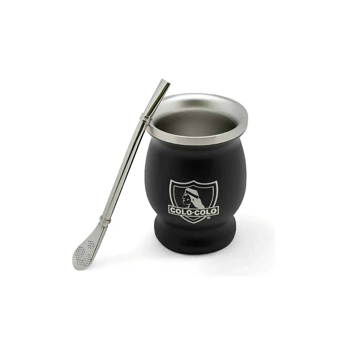 Mate Criollo con bombilla Colo-Colo 2