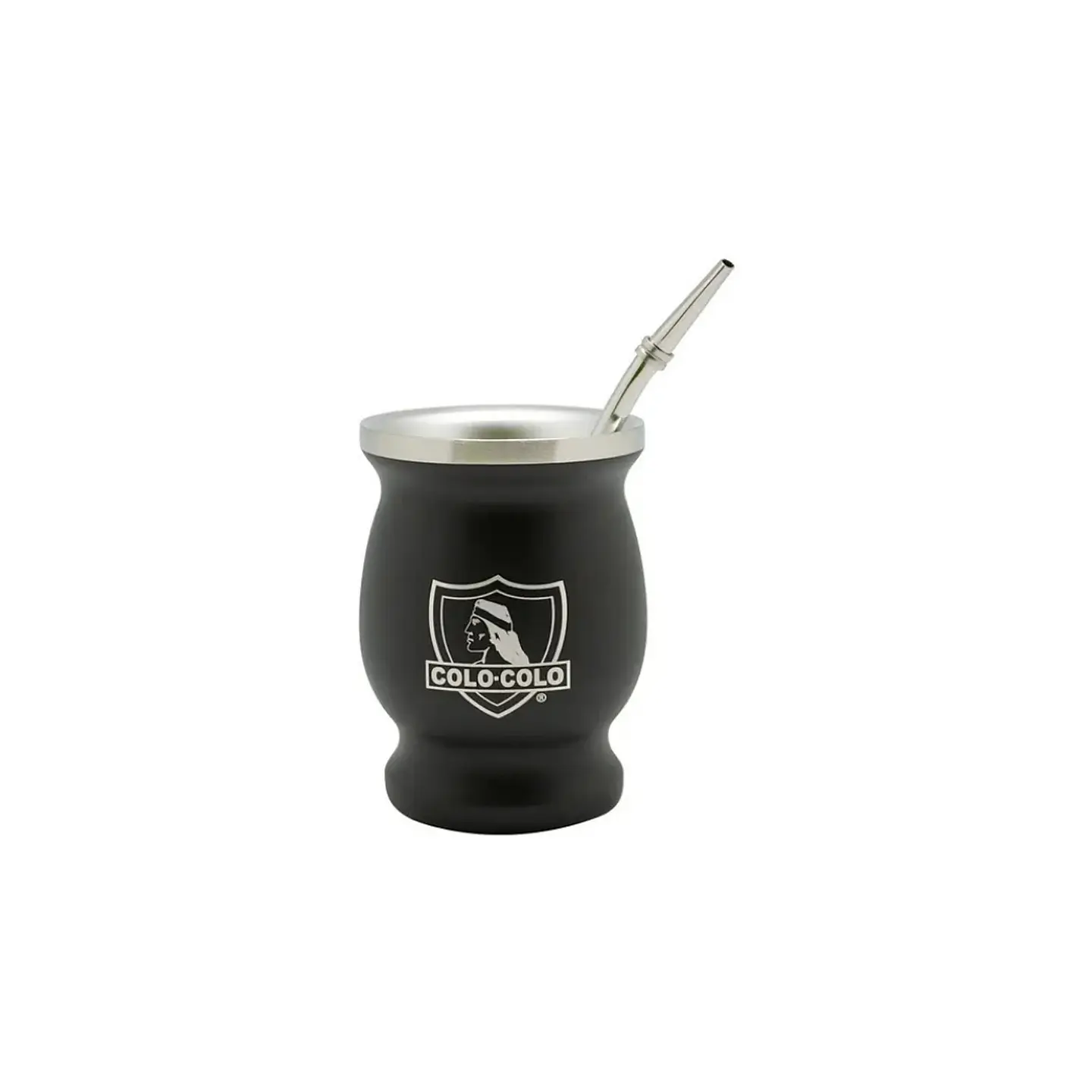 Mate Criollo con bombilla Colo-Colo 1