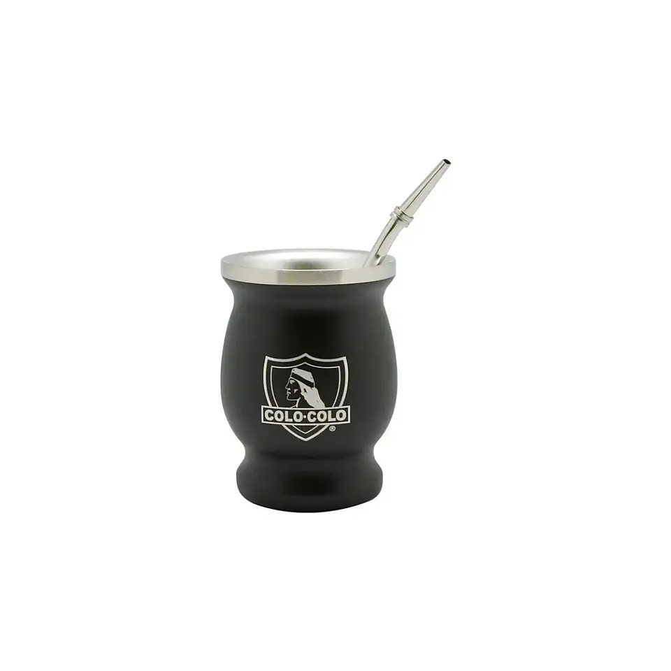 Mate Criollo con bombilla Colo-Colo 1