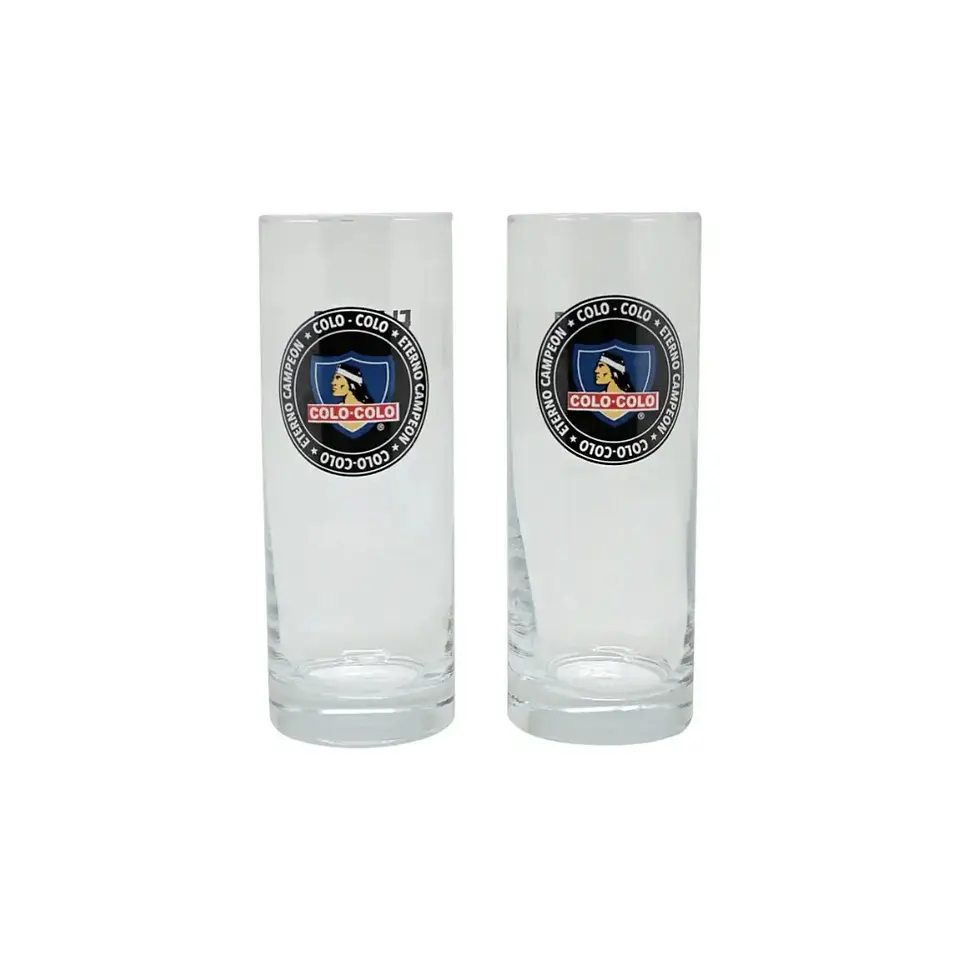 Set 2 Vasos  Colo-Colo. 1