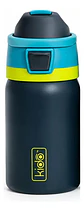 Botella Termica Insulada Infantil Kido 420ml Acero Inoxi Celeste - Miniatura 2