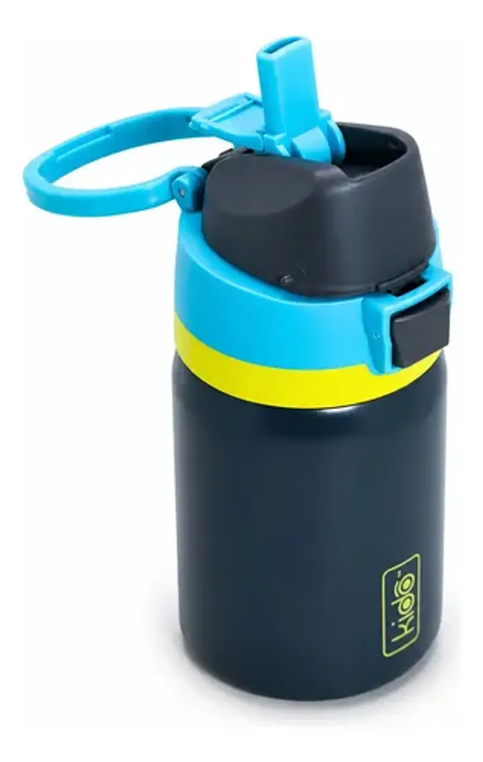 Botella Termica Insulada Infantil Kido 420ml Acero Inoxi Celeste 3