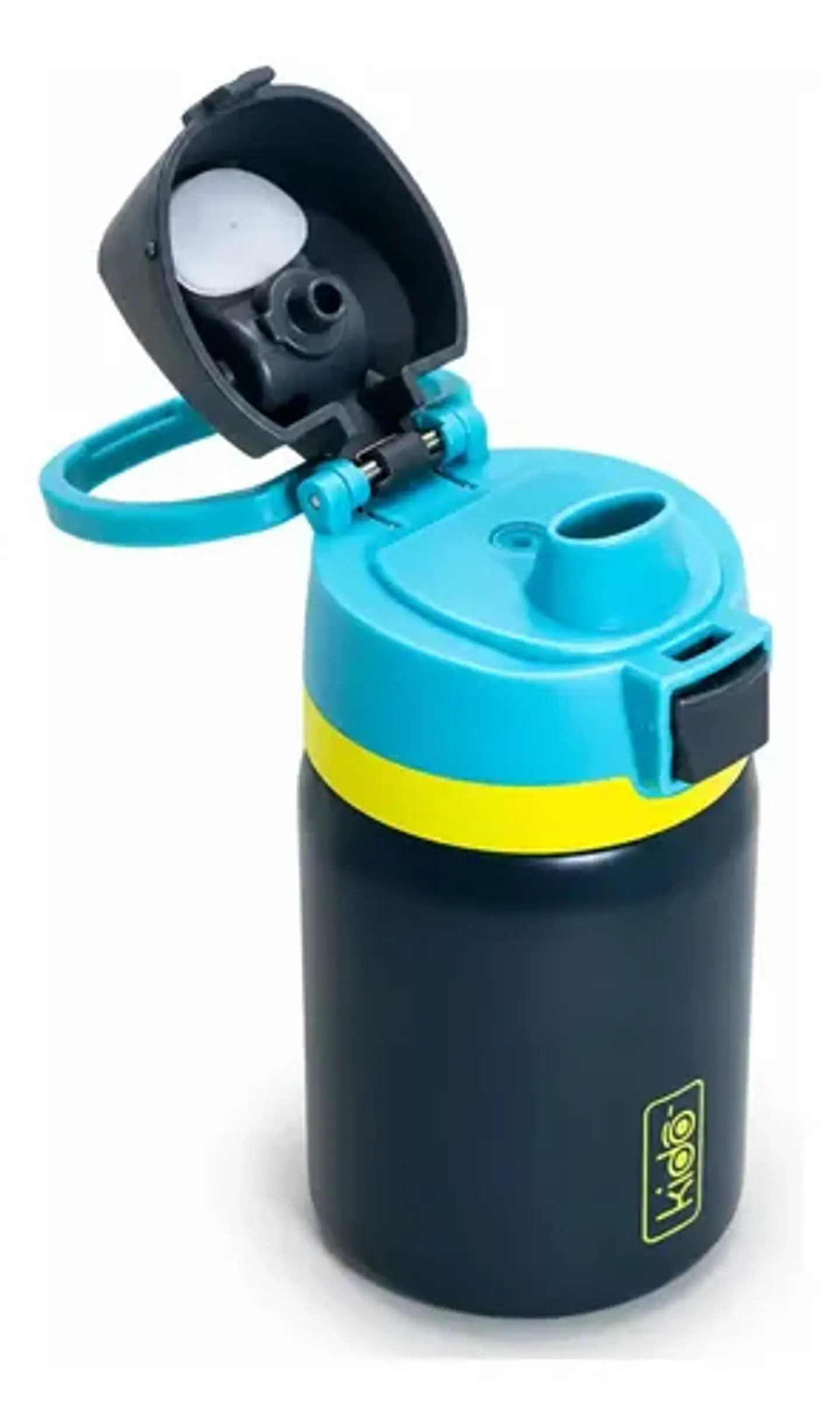 Botella Termica Insulada Infantil Kido 420ml Acero Inoxi Celeste 4