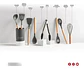 Set Utensilios De Cocina De Silicona 9pzas Th-mut09n - Miniatura 6
