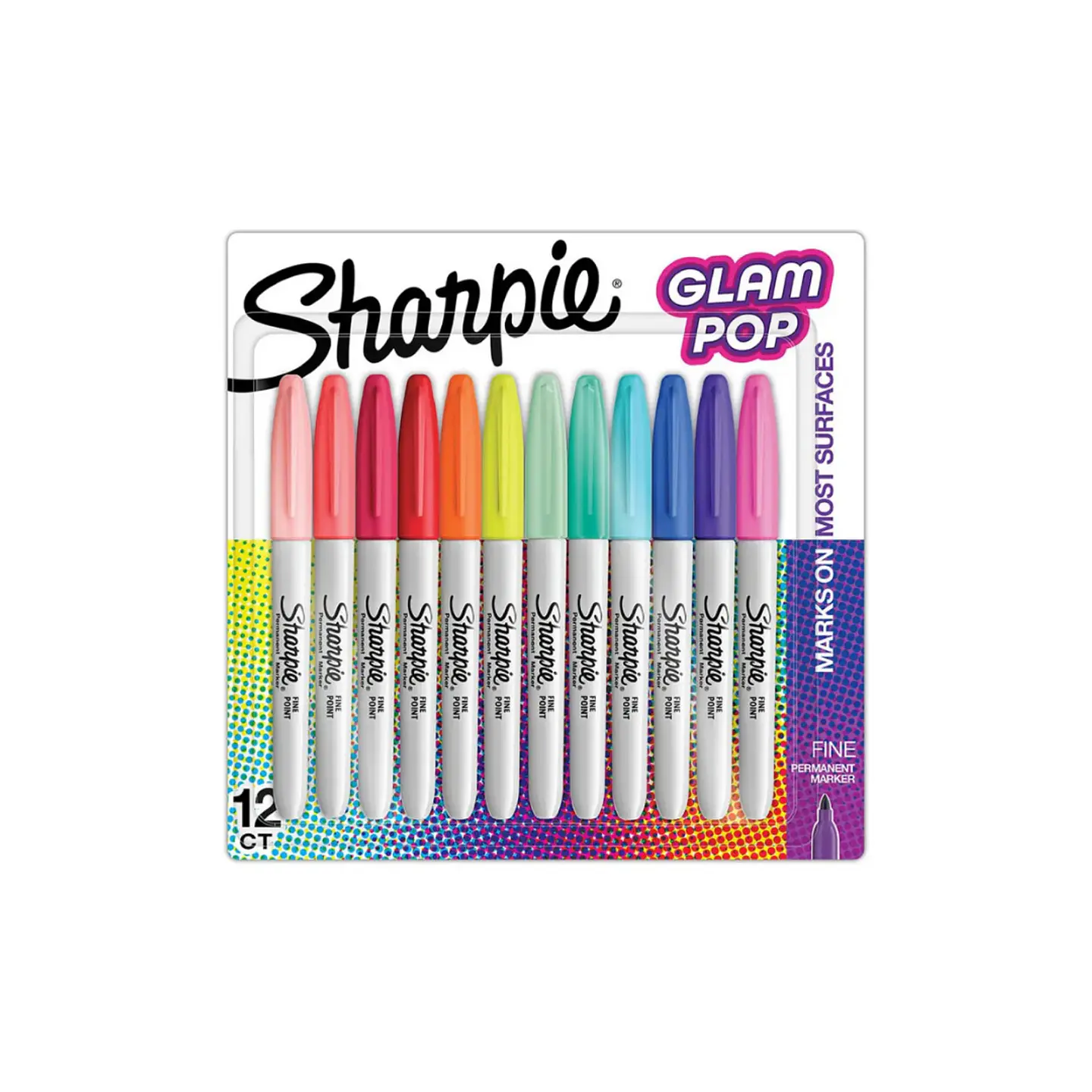 Set 12 Marcadores Sharpie Glam Pop. 1