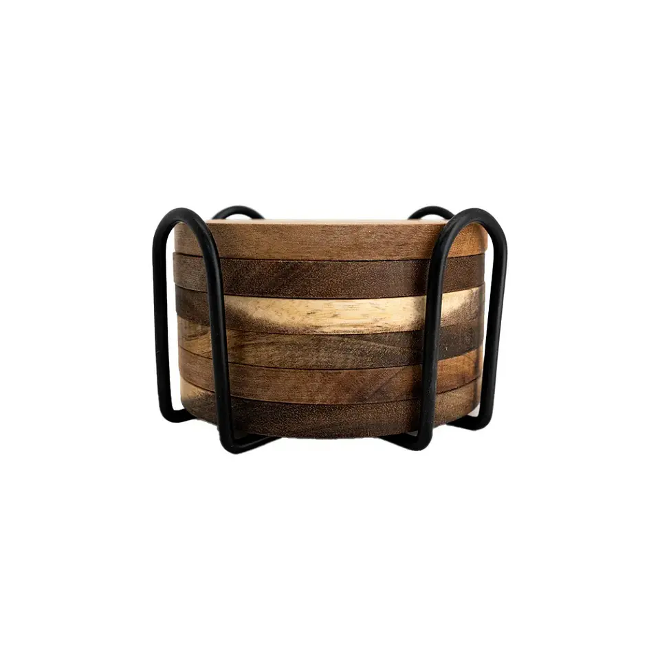 Set 6 Posavasos Madera Wayu 2