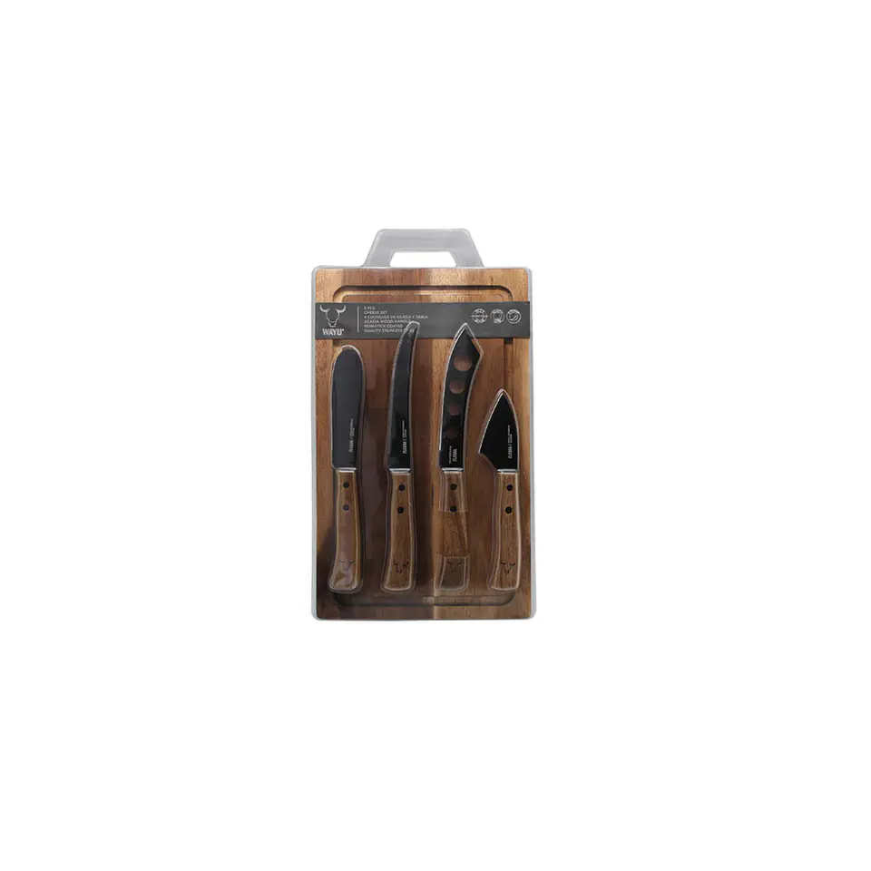 Tabla Para Aperitivos Wayu + 4 Cuchillos 1