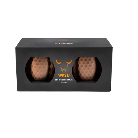 Set 2 Mugs De Cobre Tragos Moscow Mule Mojito Bar Wayu
