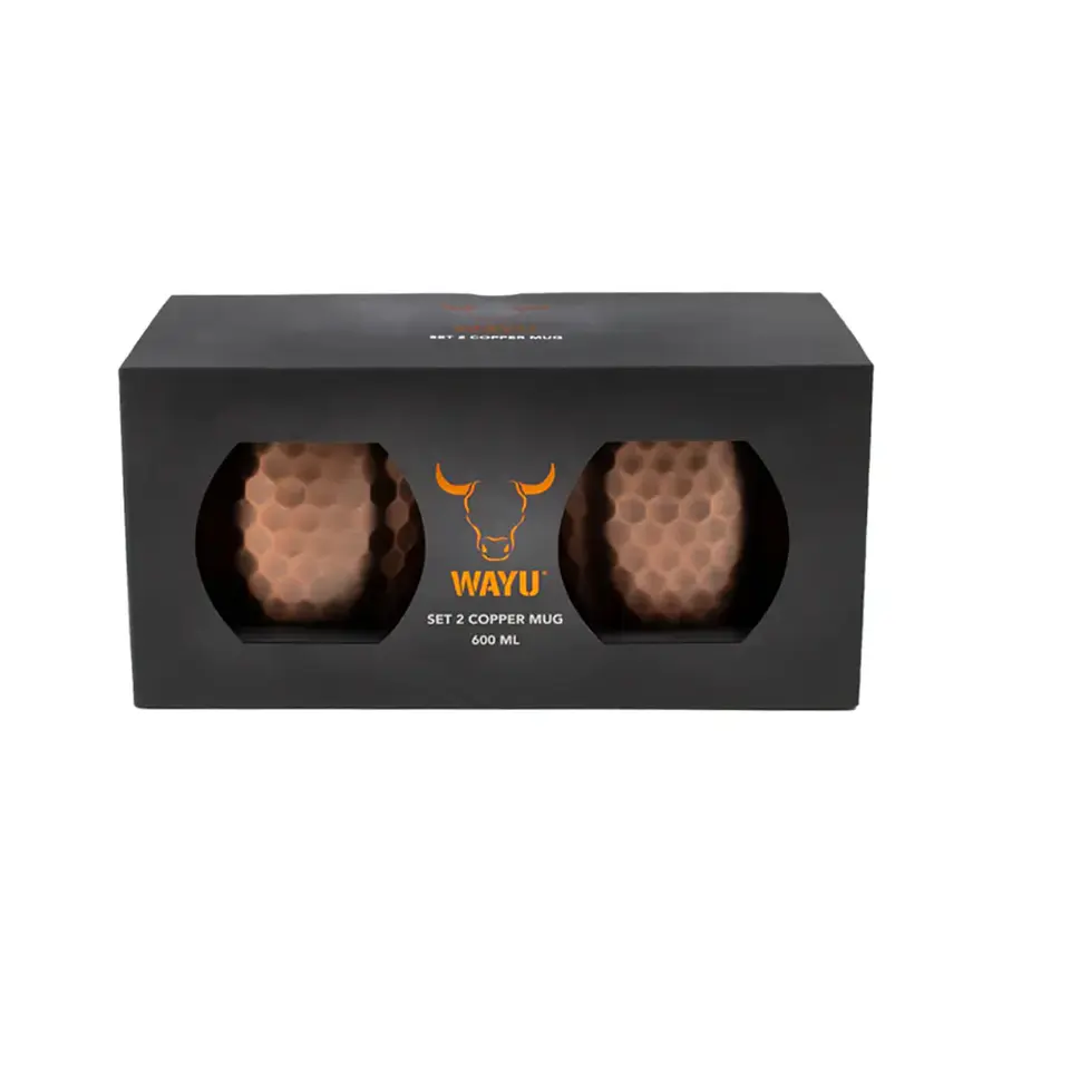 Set 2 Mugs De Cobre Tragos Moscow Mule Mojito Bar Wayu 1