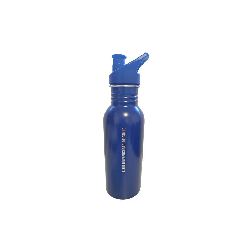 Botella Metálica Universidad De Chile 600 Ml 2
