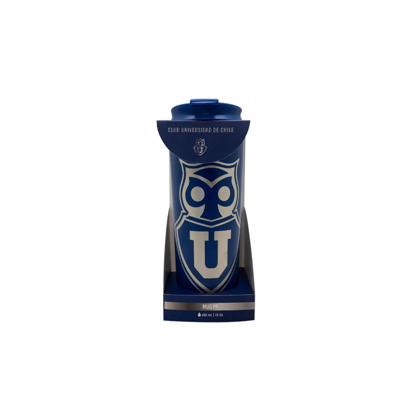 Mug Térmico Metálico 480ml Universidad de Chile 1