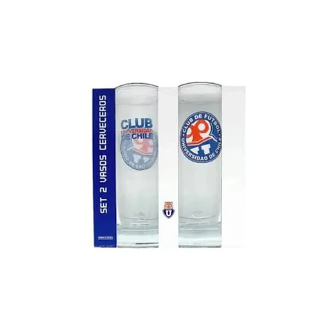 Set 2 Vasos Universidad de Chile