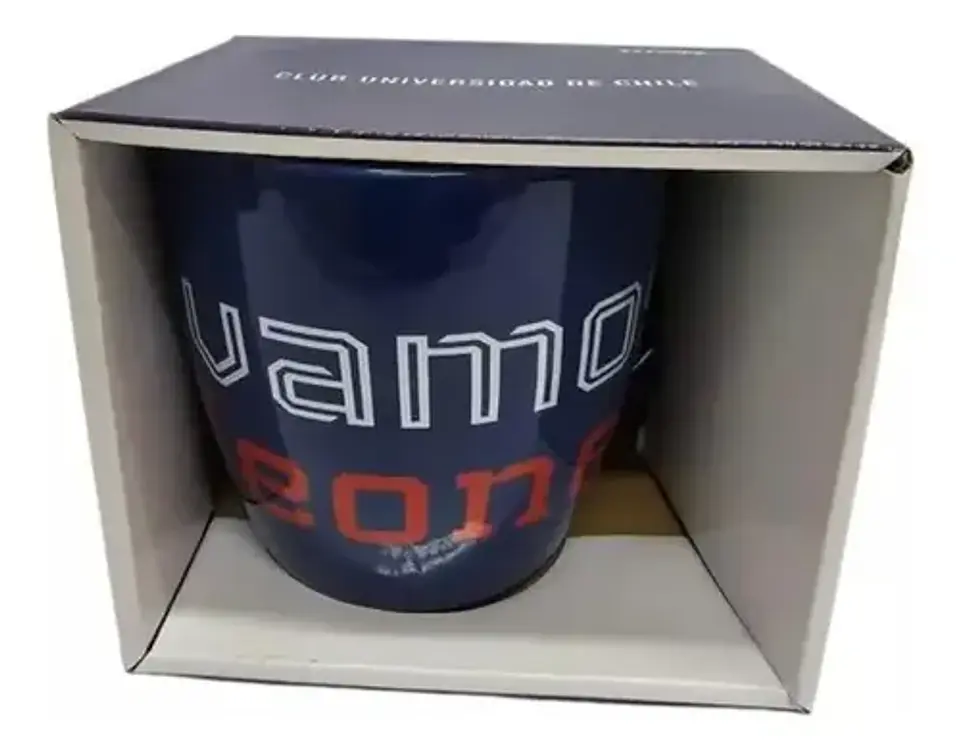 Tazón Clásico U De Chile Fanátikos Futbol 880ml 4