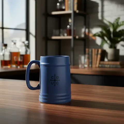 Schopero Cerámica 650ml U Católica Color Celeste
