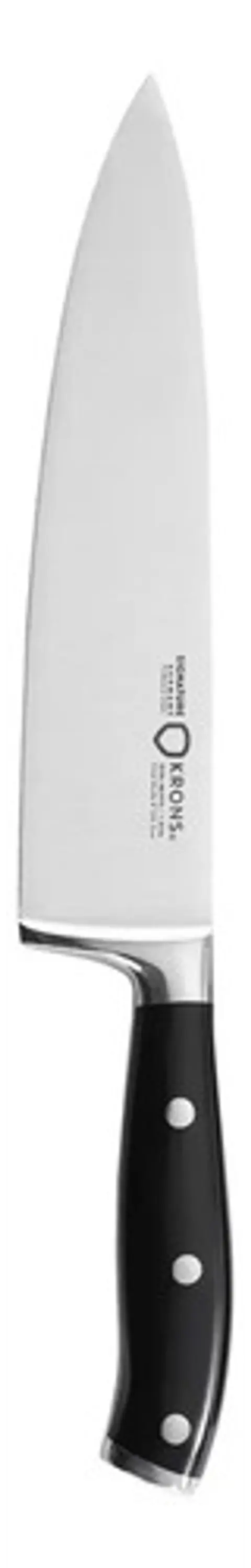 Cuchillo Chef Profesional Signature Hoja 20.3cm Krons Color Plateado