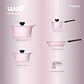 Batería Cocina Aluminio Fundido 7 Piezas Fortis Rosado Wolf - Miniatura 2