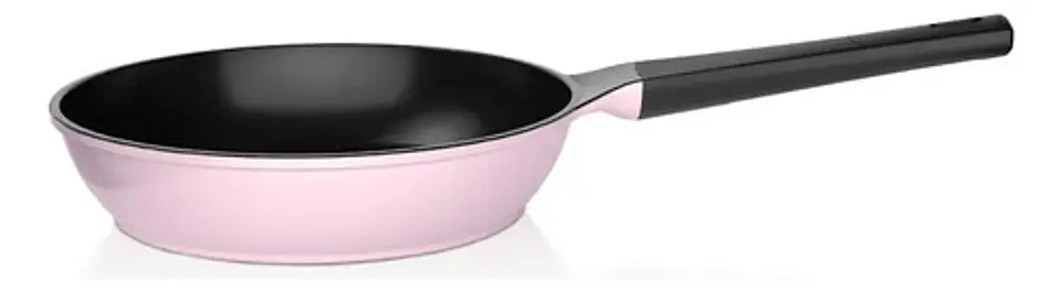Batería Cocina Aluminio Fundido 7 Piezas Fortis Rosado Wolf 5