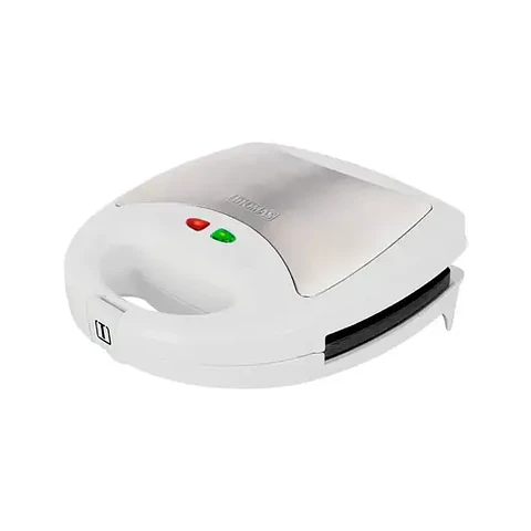 Waflera Thomas Sandwichera Panini 2en1 Color Blanco Placas A