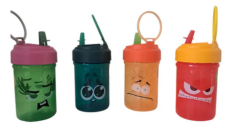 Botella Redonda Intensamente 500 Ml Color Envidia