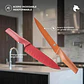 Set 8 Cuchillos Cocineros Acero Inox De Colores Moon - Miniatura 5