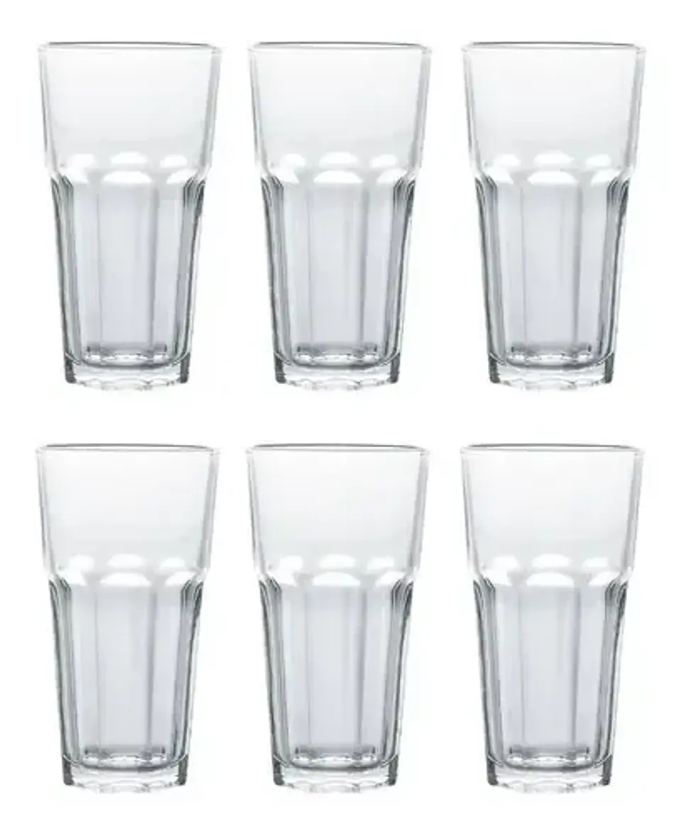 Vaso X6 Alto Lisboa Cristar 493ml Pettish Online Cg Vidrio 1