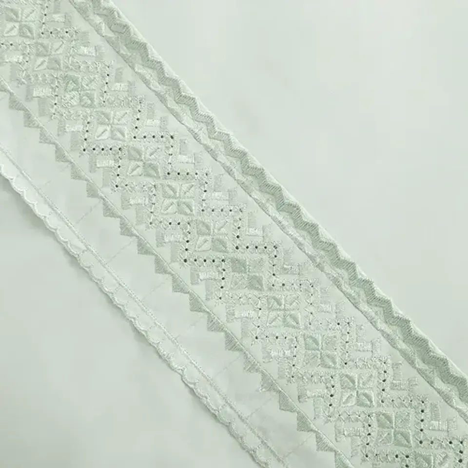 Set De Sábanas Microfibra Broderie 2.0 Plazas Verde 3