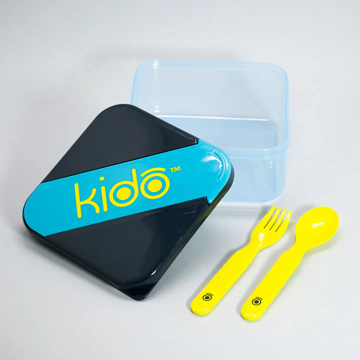 Hermético Kido Con Cubiertos 850ml Libre Bpa 6