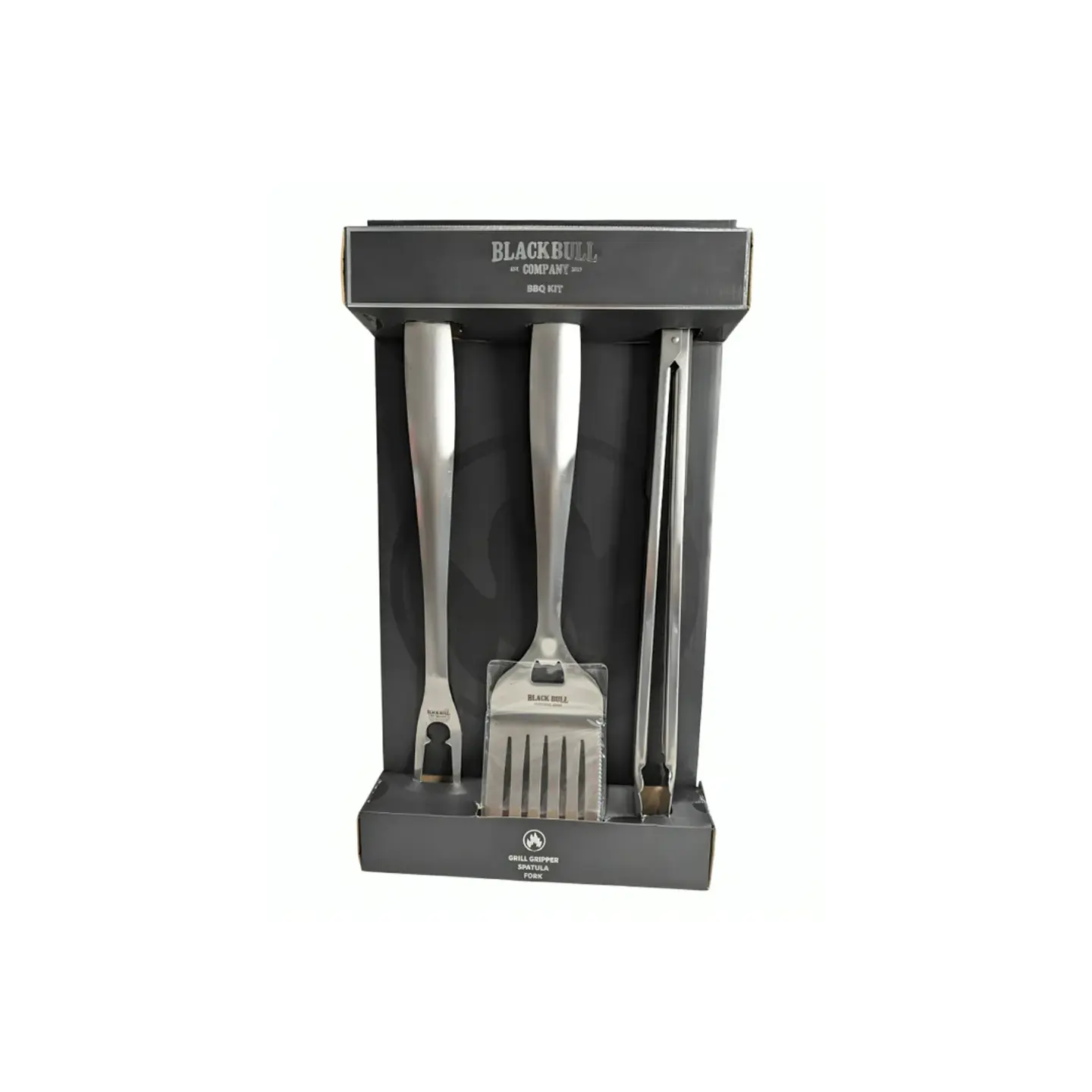 Pack 3 Piezas Asado Acero Black Bull Cocina Profesional 2