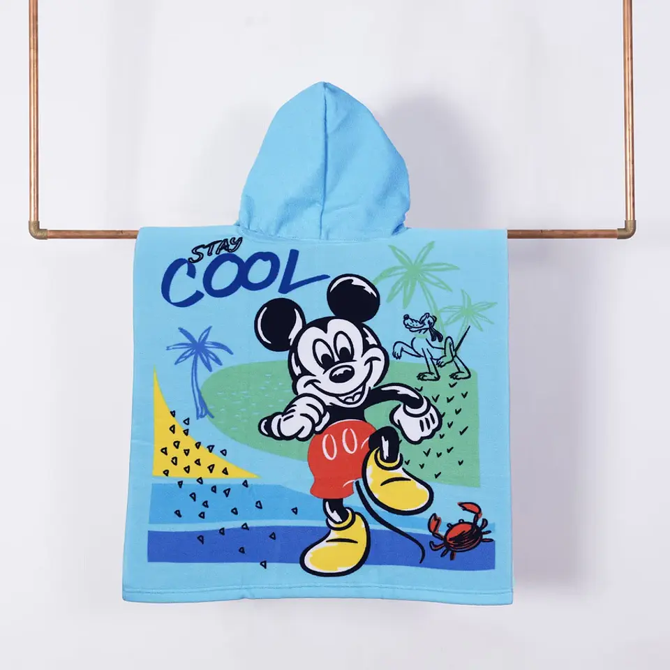Toalla De Playa Con Capucha  Niño/a 60 X 60 Cm/ Variedades  12
