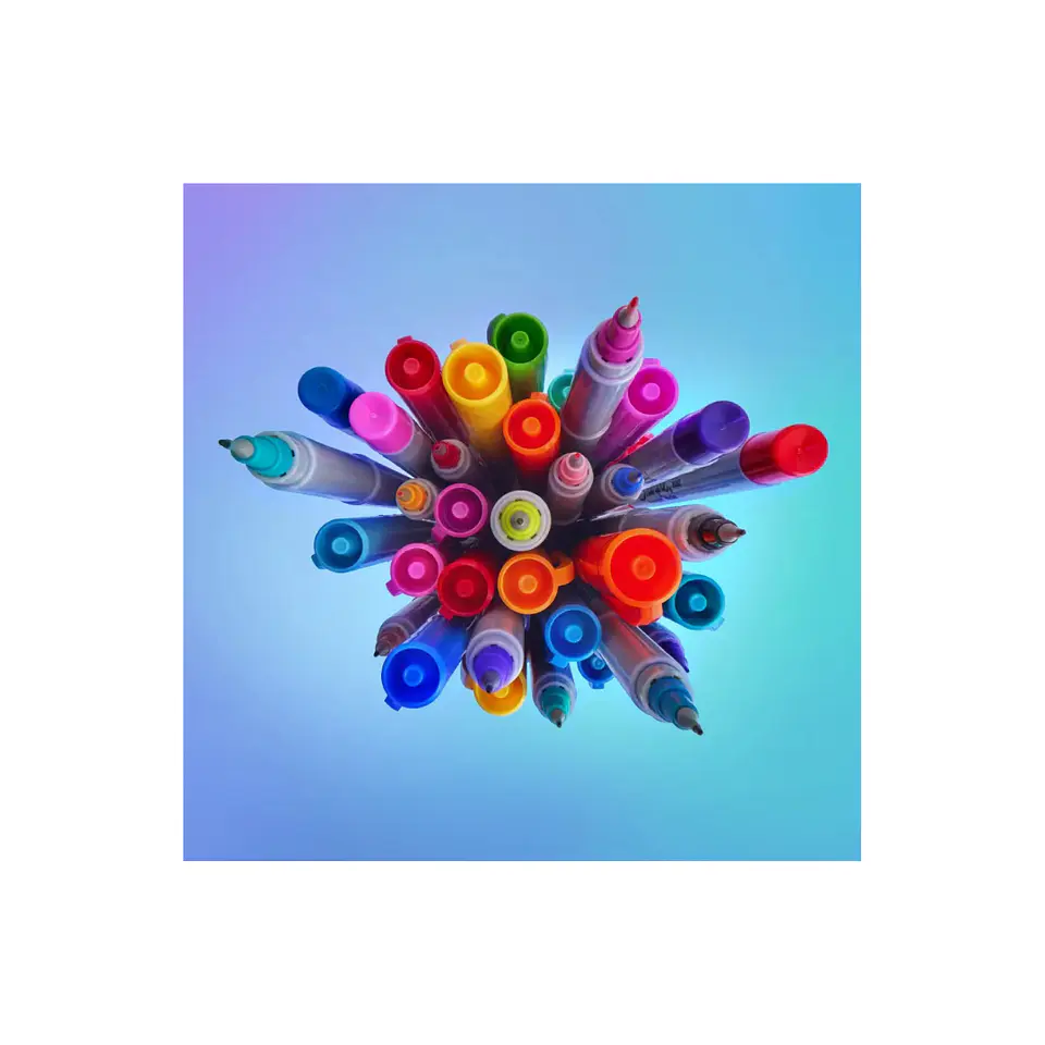 Marcador Glam Pop 30 Colores Permanente 2