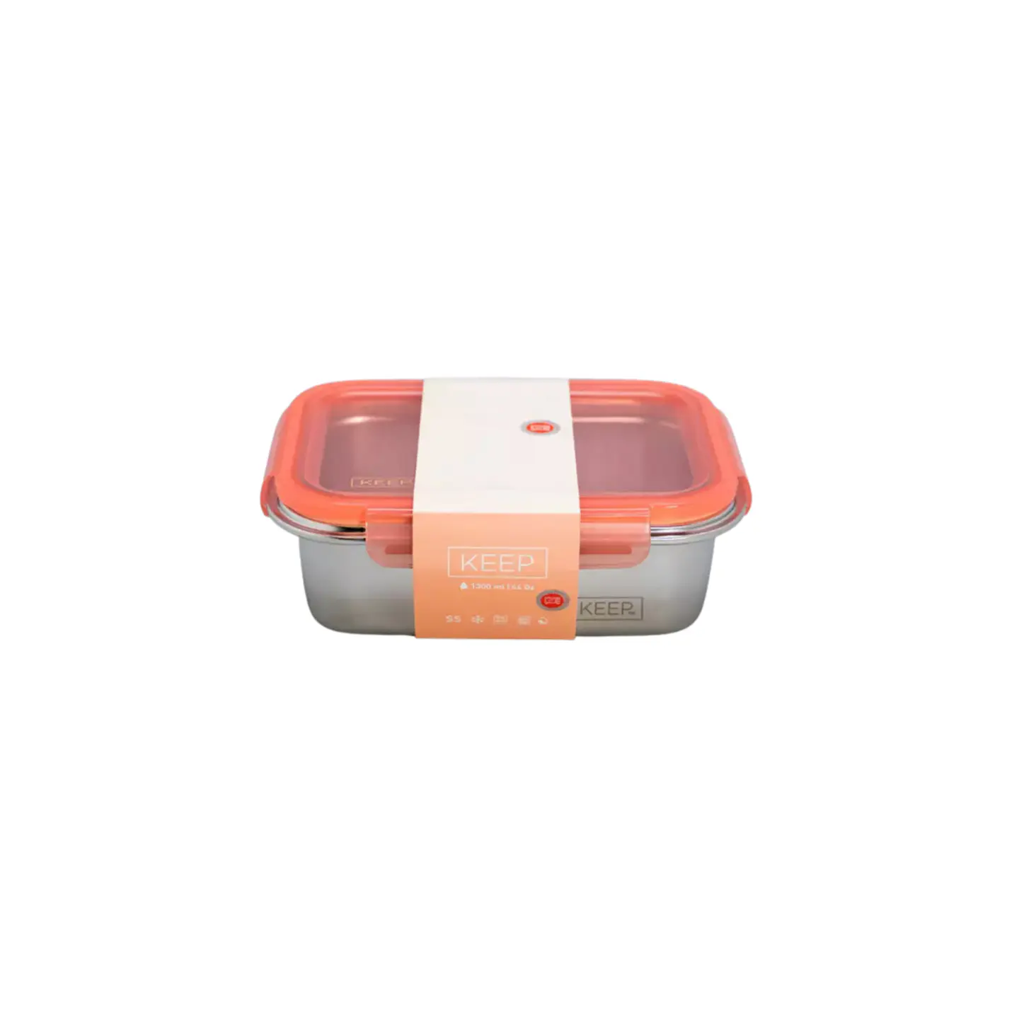  Contenedor Hermético Metálico 650ml Keep 1