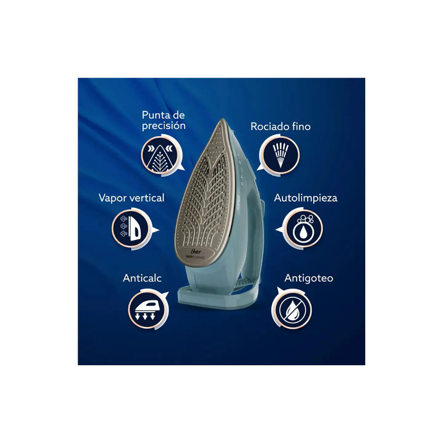 Plancha Vapor Oster , Aeroglide S7000 3