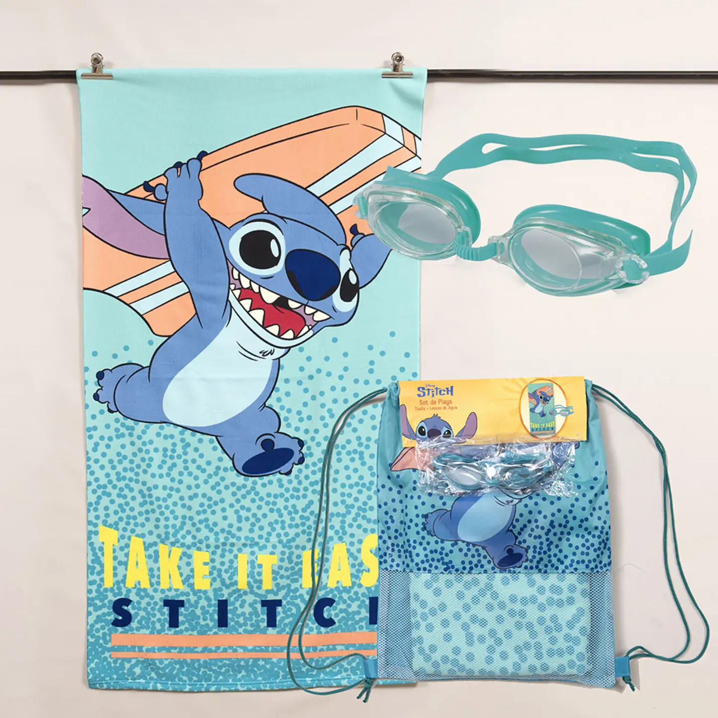 Toalla Playa Disney Niño/a + Morral Cordel+ O Gorro o Lentes/ Variedades 7