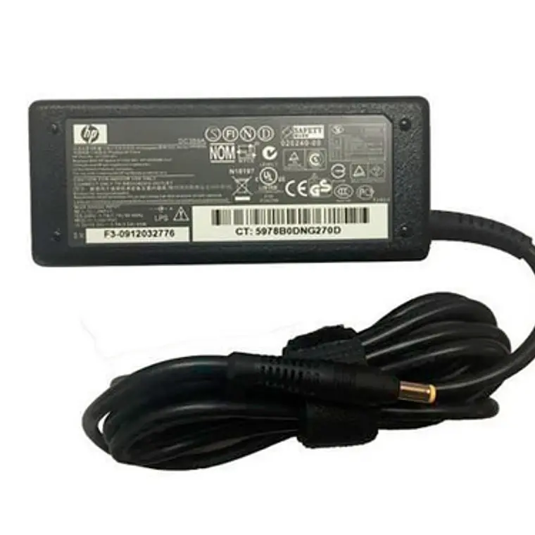 Cargador Hp Original 18,5v 3,5a Punta Amarilla  1