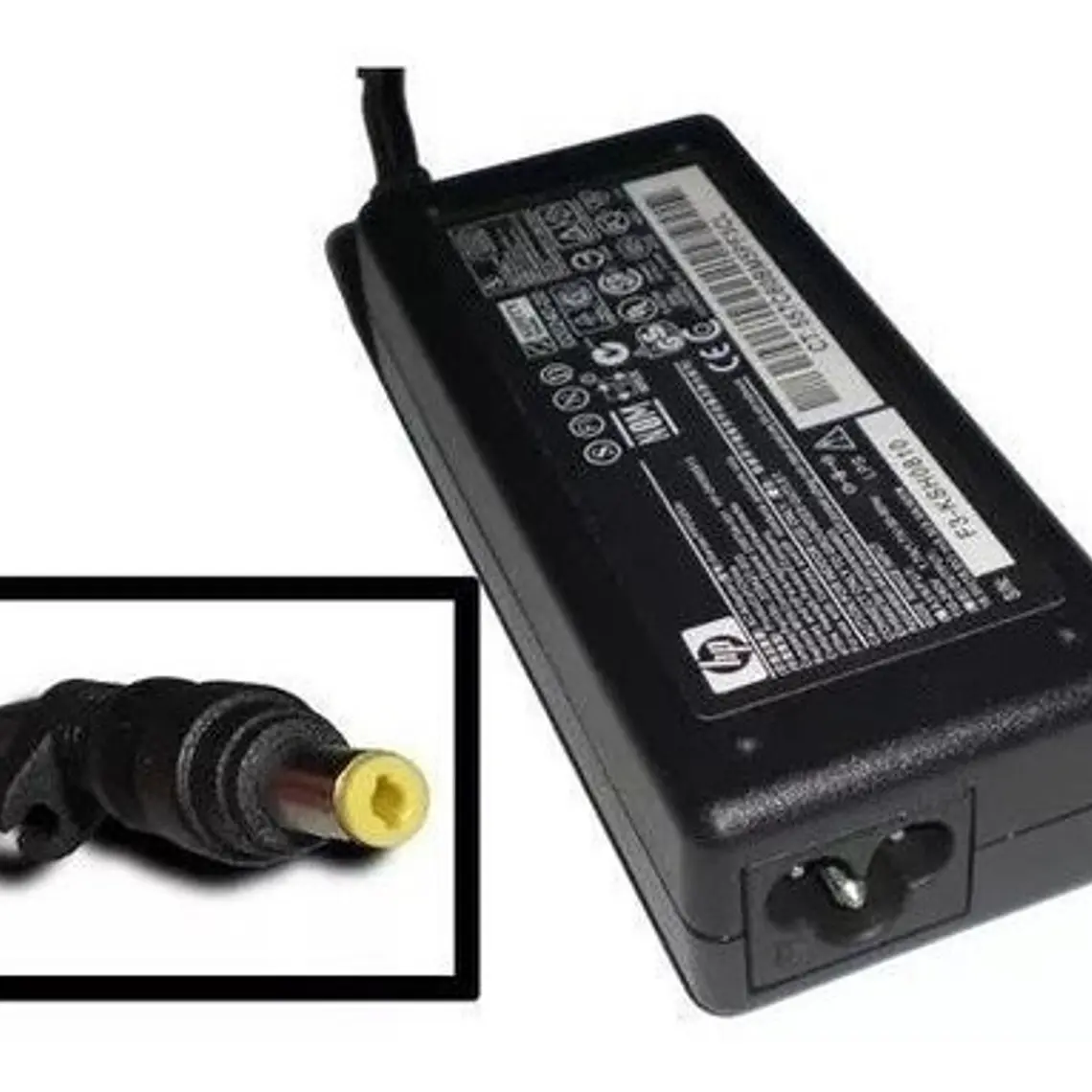 Cargador Hp Original 18,5v 3,5a Punta Amarilla  3