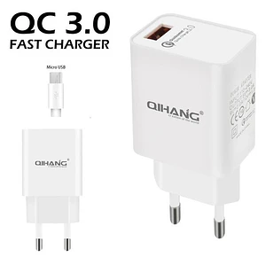 Cargador Micro Usb De Carga Rapida 3.0