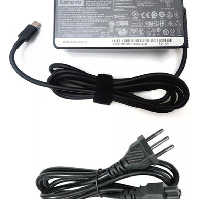 Cargador Original Lenovo Tipo C 65w  3.25a 1