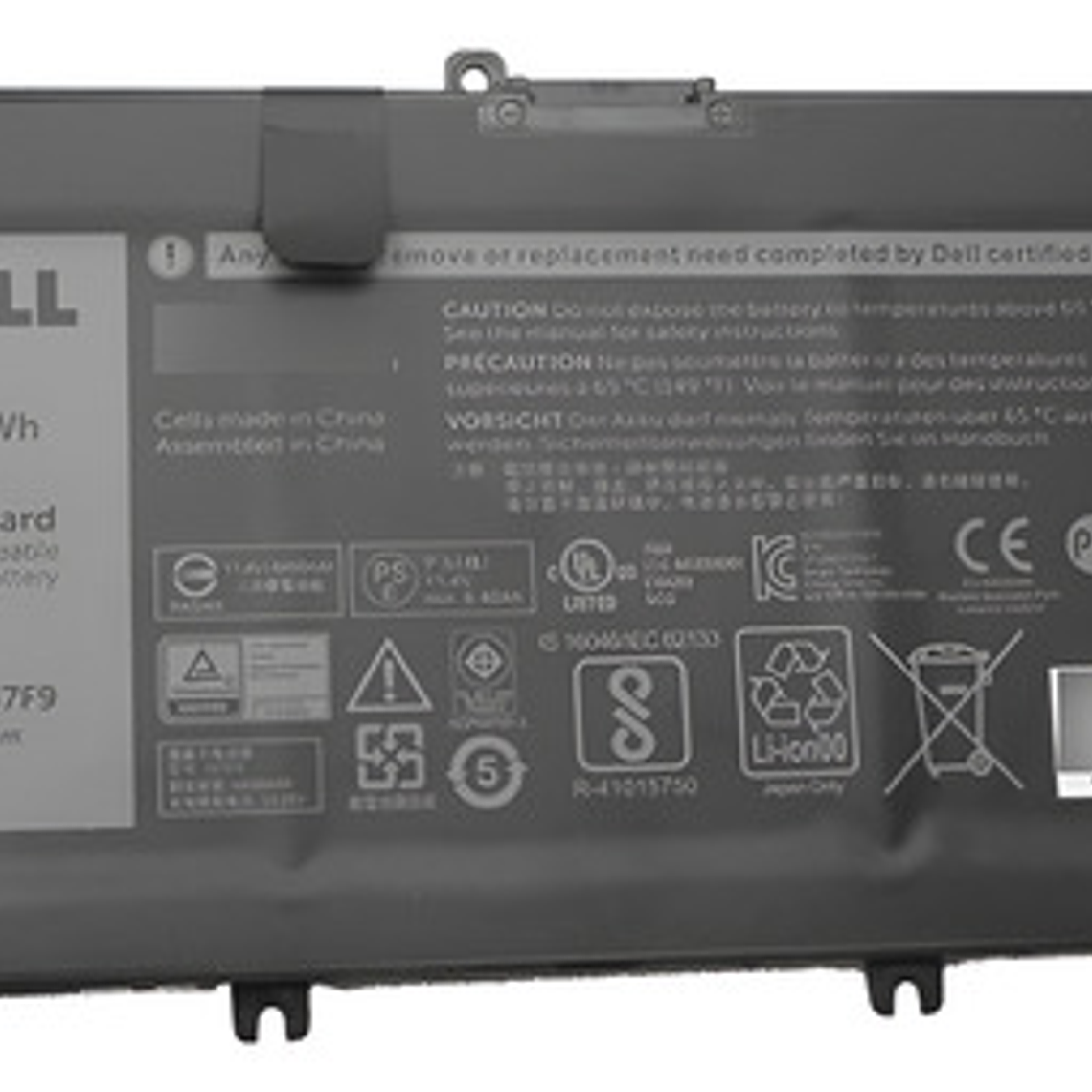 Batería Dell 357f9 74 Wh 6333 Mah Color Negro 1