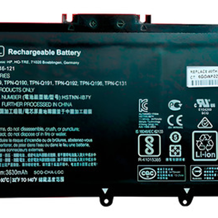 Bateria Original Hp Tf03xl 14-bp 15-cc Cd Ck 17-ar 14m-cd  1