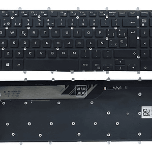 Teclado Dell 15 7566 7567 7568 7577 5565 5567 Retroiluminado