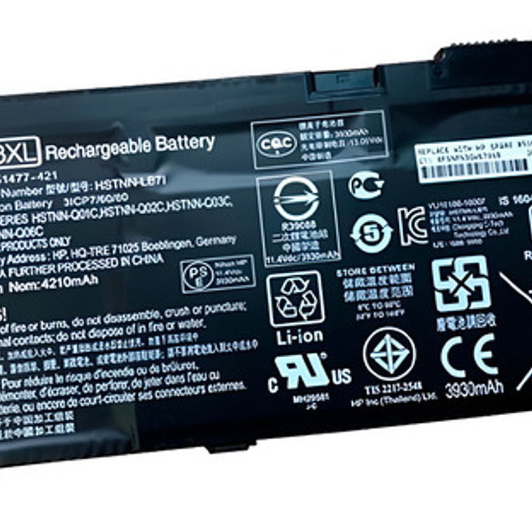 Bateria Rr03xl Hp 430 G4 G5 440 G4 440 G5 450 G4 450 G5 455 1