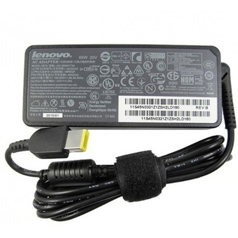 Cargador Original Lenovo 20v 3.25a Punta Cuadrada Tipo Usb  1