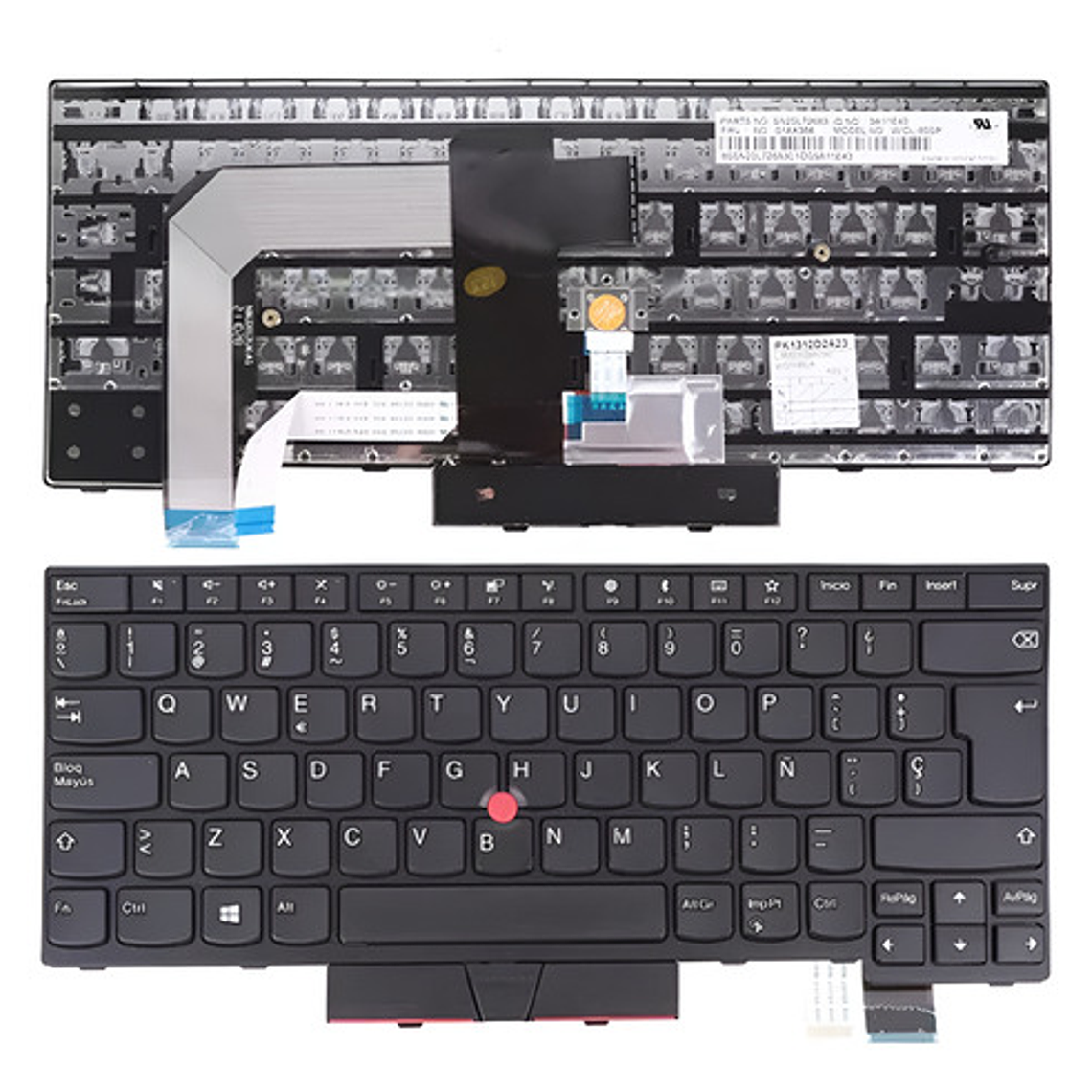 Teclado Lenovo Thinkpad T470 T480 A475 A485 Español 1