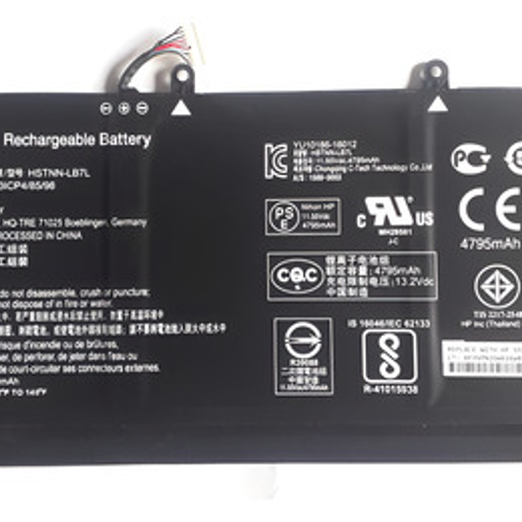 Batería Original Hp Cn03xl Spectre X360 13-w013dx Hstnn-lb7l 1