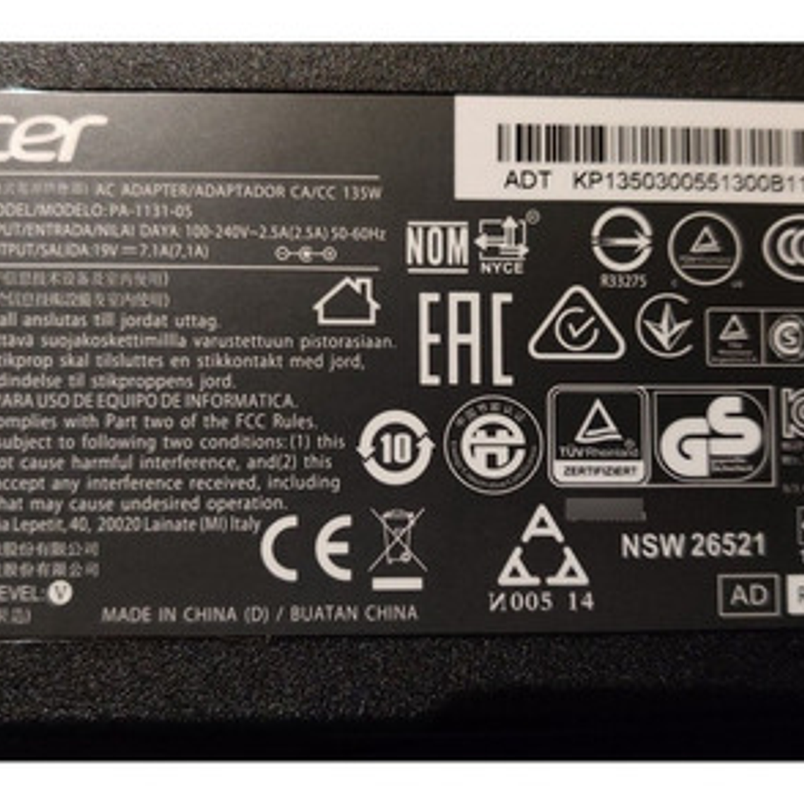 Acer Nitro 5 Series:an515-41 An515-51 3